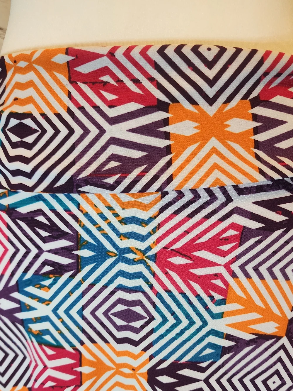 LuLaRoe Geometric Maxi Skirt - Teal, Purple, Orange, Pink